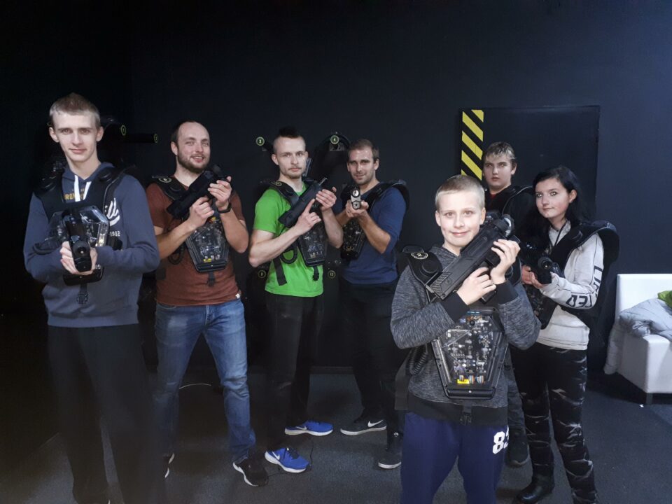 Milan Tesař laser game